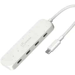 USB-Хаб j5create JCH345EW-N USB-C на 4 USB-С, Білий (JCH345EW-N)