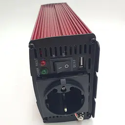 Автоінвертор-перетворювач напруги з чистою синусоїдою 12 V-220 V 600 Вт 12 V-220 V 600 W USB PURE SINE WAVE Power Inverter Abax OBS-1206 - мініатюра 8