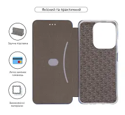 Чохол-книжка ArmorStandart G-Case для Xiaomi Redmi 15C 4G / Poco C85 4G Blue - мініатюра 3