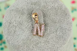Кулон Xuping Jewelry літера N 1,2 см золотистий