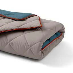 Покривало Cosas OCEAN SAND CS8 200х230 см стьобане двостороннє на ліжко та диван (Blanket_68Sky_84Quartz_kt_103Orange_200x230) - мініатюра 6