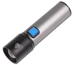 Ліхтар ручний T6 LED акумуляторний зарядка від USB кишеньковий ліхтарик UKC K31