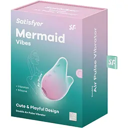 Вакуумний стимулятор Satisfyer MerMaid Vibes Mint/Pink - мініатюра 5