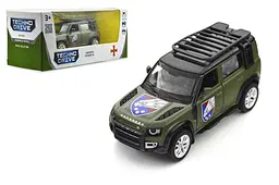 Іграшкова машинка позашляховик Land Rover Defender 110 Шеврони Героїв 25 ОПДБР