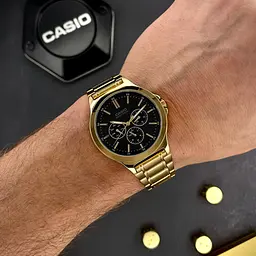 Чоловічий годинник Casio MTP-V300G-1A Золотистий ( AT1141-0198 ) - мініатюра 5