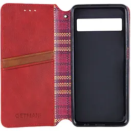 Чохол-книжка GETMAN Cubic Cover Case для Google Pixel 7 Pro Red [95306] - мініатюра 3