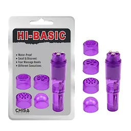 Вібратор кліторальний з насадками Chisa Hi-Basic the Ultimate Mini-Ma