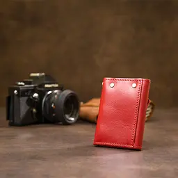 Шкіряна компактна ключниця Grande Pelle 11395 червоний - мініатюра 9