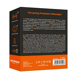 Масажер простати - Erospace Men’s Play Thrusting Prostate Massager B4 - мініатюра 2