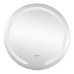 Дзеркало Kroner KRP Spiegel R1 - 6060 з LED-підсвічуванням та антизапітнінням CV030041, Білий - мініатюра 4