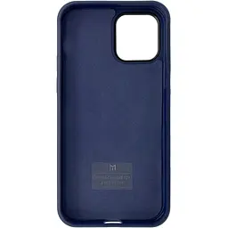 Чохол-накладка Molan Cano Silicone SF Jelly Mixxi для Apple iPhone 12 Pro Max (dark blue) - мініатюра 5