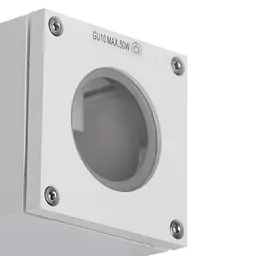 Світильник Brille фасадний GU10 white IP65 (AL-60/2) - мініатюра 2