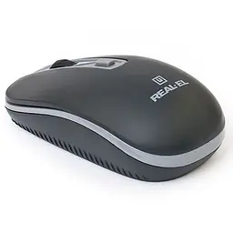 Комп'ютерна мишка Real-El RM-303 Wireless Black/Grey (EL123200021) - мініатюра 3
