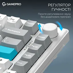 Клавіатура GamePro Asgard Yord White (MK266WH) [152948] - мініатюра 19