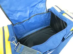 Сумка дорожня середнього розміру Wallaby 437-10 62L Синя жовта - мініатюра 8