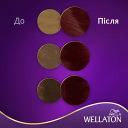 Стійка крем-фарба для волосся Wellaton відтінок 5/66 баклажан 110 мл - мініатюра 4