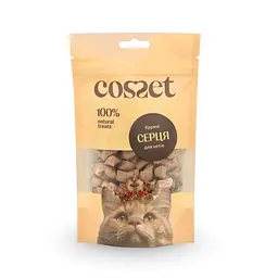 Ласощі для котів Cosset ліофілізовані курячі серця 40 г (001011) - мініатюра 2