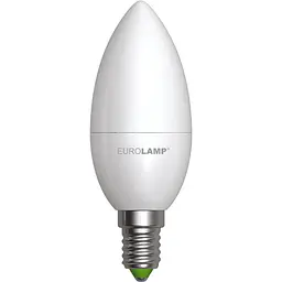 Світлодіодна лампа Eurolamp LED Ecological Series, CL 6W, E14 4000K (LED-CL-06144(P)) - мініатюра 2