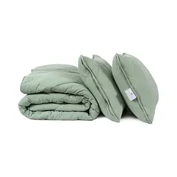 Набір ковдра з подушками Penelope - Colors in Comfort green зелений євро - мініатюра 9