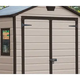 Сарай пластиковий Keter MANOR 6x5 м бежево-коричневий  - мініатюра 2