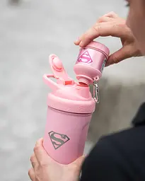 Контейнер для спортивного харчування Smart Shake Whey2Go DC 110 мл, Supergirl - мініатюра 3