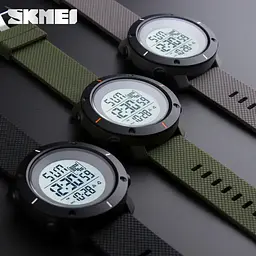 Чоловічий спортивний годинник Skmei 1213 dekker (Зелений) - мініатюра 7