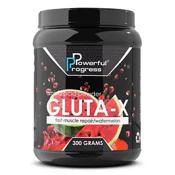 Амінокислота Powerful Progress L-Glutamine, 300 грам - Кавун