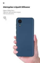 Чехол ArmorStandart ICON для Samsung A03 Core (A032) Camera cover Dark Blue (ARM60879) - мініатюра 7
