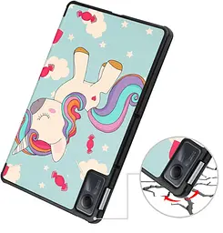 Чохол HardPrinted з малюнком для Xiaomi Redmi Pad SE 11 Єдинорожка - мініатюра 2