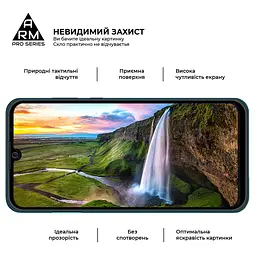 Захисне скло на ZTE Blade A51 Lite з олеофобним покриттям, Pro, повне проклеювання, антистатичний і пиловідштовхуючий шар, 9H, самоклеючеся, 2.5D, на весь екран, антистатичний клей, ArmorStandart (ARM61016) - мініатюра 4