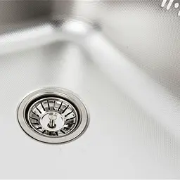 Кухонна мийка з нержавіючої сталі Platinum 5848 декор (0,8/180 мм), R, Decor - мініатюра 11