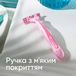 Одноразові станки для гоління (бритви) жіночі Simply Venus 3 12 шт. - мініатюра 7