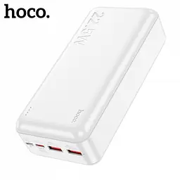Зовнішній акумулятор Power bank HOCO J101B Astute 22.5 W 30000 mAh PD22,2W+QC3.0 батарея швидке заряджання Білий - мініатюра 2