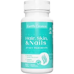Комплекс для волосся шкіри та нігтів Earths Creation Hair Skin & Nails 60 таб (1091-817 474)