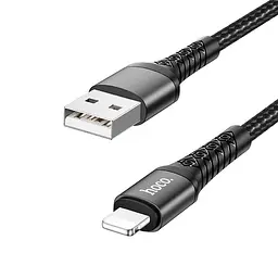 Кабель HOCO Lightning Charging data cable DU19 1m, 3A