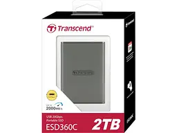 SSD-накопичувач Transcend ESD360C 2 TB Gray (TS2TESD360C) - мініатюра 4
