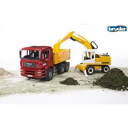 Ігровий набір Bruder Вантажівка МАN і екскаватор Liebherr 1:16 (02751) - мініатюра 3