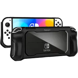 Чохол Spigen Rugged Armor для Nintendo Switch OLED Black (ACS04020) [113506] - мініатюра 7