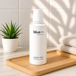 Рідина-флюїд для ротової порожнини BlueM Oxygen для загоєння ран 500 мл