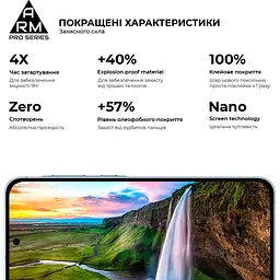 Захисне скло ArmorStandart Full Pro Glass для Samsung A55 5G Black (ARM74348) [106991] - мініатюра 4