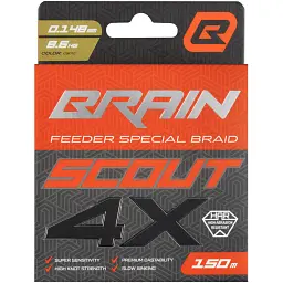 Шнур Brain Scout 4X 150m (camo) 0.148mm 8.6kg - мініатюра 2