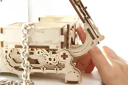Механічний 3D Пазл Ukrainian Gears Антикварна Скринька, 185 елементів (70089) - мініатюра 4