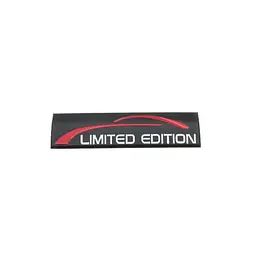 Емблема напис Limited Edition чорна 94х26мм метал (на скотчі)