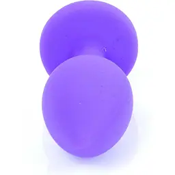 Силіконова анальна пробка Boss Of Toys Boss Series - Jewellery Purple Silicon Plug Small Red S, BS6400082, Филетовый / Червоний - мініатюра 4