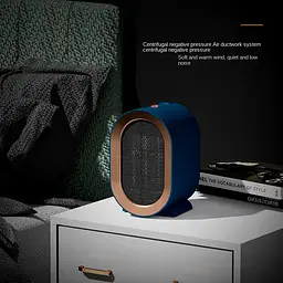 Портативний обігрівач AIR HEATER 1200W · Компактний настільний дуйчик · Міні тепловентилятор з керамічним нагрівачем / А 906-219 - мініатюра 3