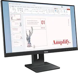 Монітор Lenovo 23.8" E24-40 FHD IPS 100Hz (64BAMAT1UA) - мініатюра 3