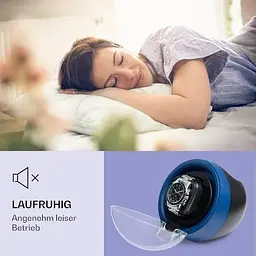 Ротомат скринька для автопідзаводу годинника Klarstein St. Gallen II Premium синій (10036167) - мініатюра 3