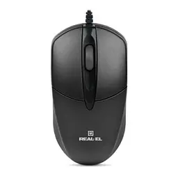 Комп'ютерна мишка Real-El RM-211 USB Black (EL123200001) - мініатюра 3