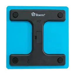 Ваги підлогові електронні Domotec MS-1604 скляні квадратні блакитні - мініатюра 4
