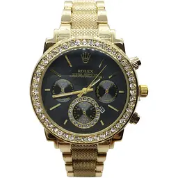 Наручний годинник жіночий Clockhouse Rolex Золотистий (IBW490YB)